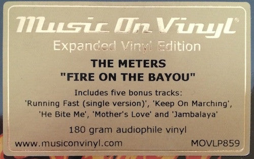 The Meters ~ Fire On The Bayou (Expanded Edition) (Vinyl) - Djungel & Jazz