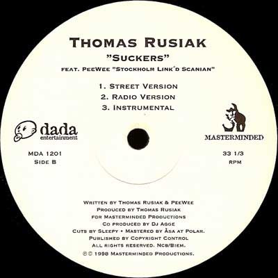 Thomas Rusiak : Legends Of The Fall / Suckers (12")