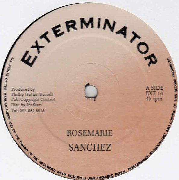 Sanchez : Rosemarie (12")