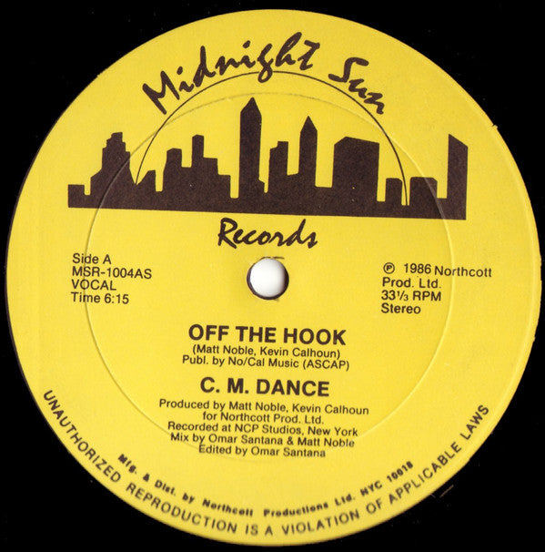 C. M. Dance ~ Off The Hook (Vinyl) - Djungel & Jazz