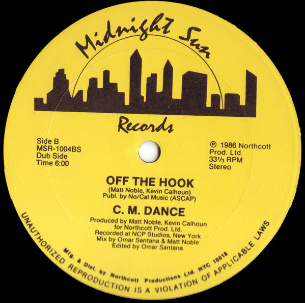 C. M. Dance ~ Off The Hook (Vinyl) - Djungel & Jazz