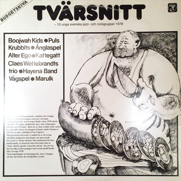 Various ~ Tvärsnitt (10 Unga Svenska Jazz- Och Rockgrupper 1978) (Vinyl) - Djungel & Jazz