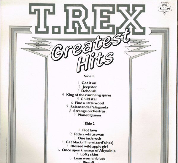 T. Rex ~ Greatest Hits (Vinyl) - Djungel & Jazz