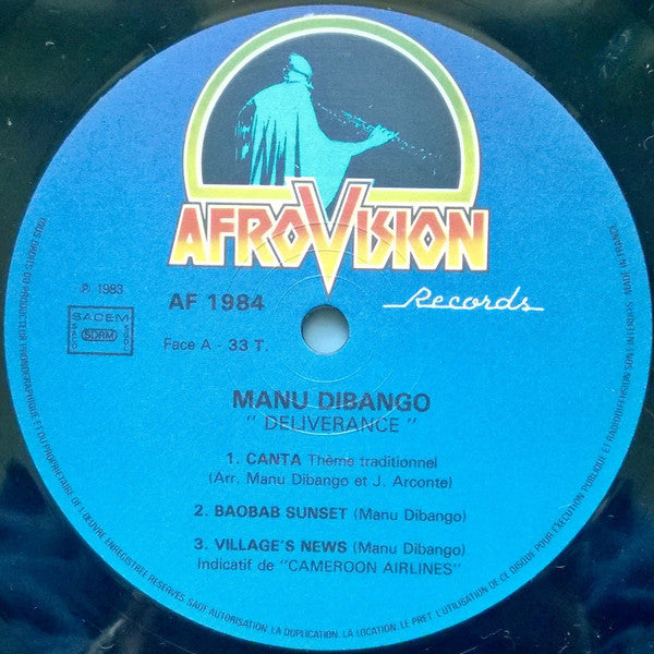 Manu Dibango : Deliverance "Live in Douala" (LP, Album)