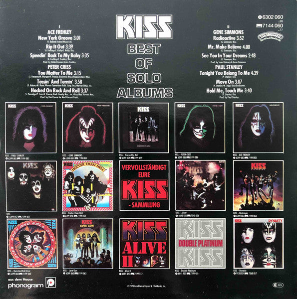 Kiss ~ Best Of Solo Albums (Vinyl) - Djungel & Jazz