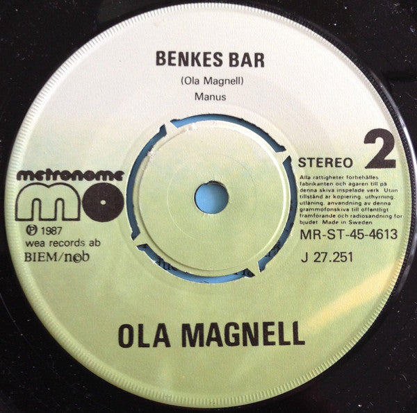 Ola Magnell ~ Malvina Utan Mörker / Benkes Bar (Vinyl) - Djungel & Jazz