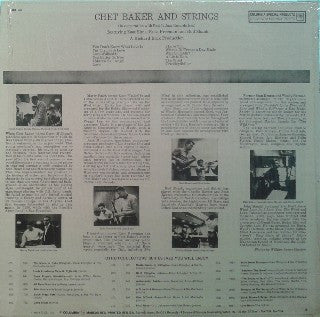 Chet Baker : Chet Baker & Strings (LP, Album, RE)