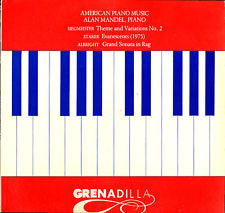 Alan Mandel / Elie Siegmeister, Robert Starer, William Albright ~ American Piano Music (Vinyl) - Djungel & Jazz