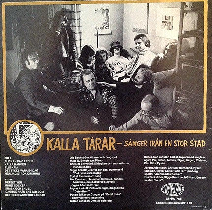 Torkel Rasmusson : Kalla Tårar (LP, Album)