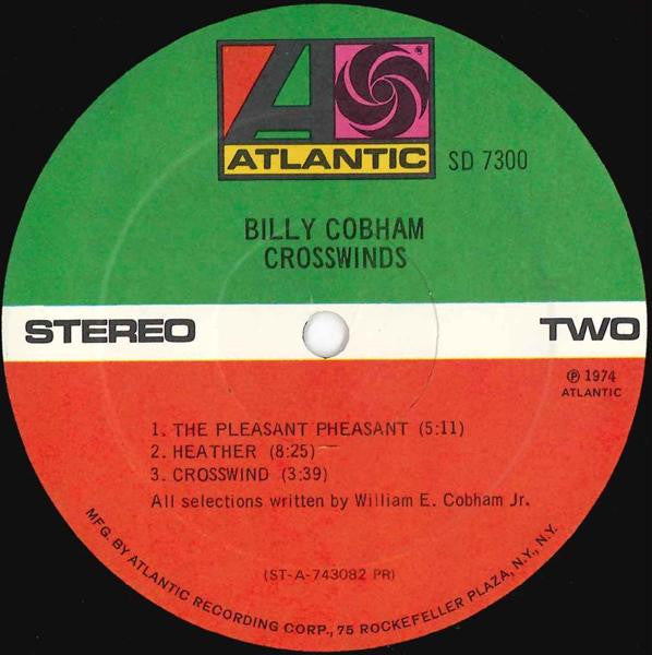 Billy Cobham ~ Crosswinds (Vinyl) - Djungel & Jazz