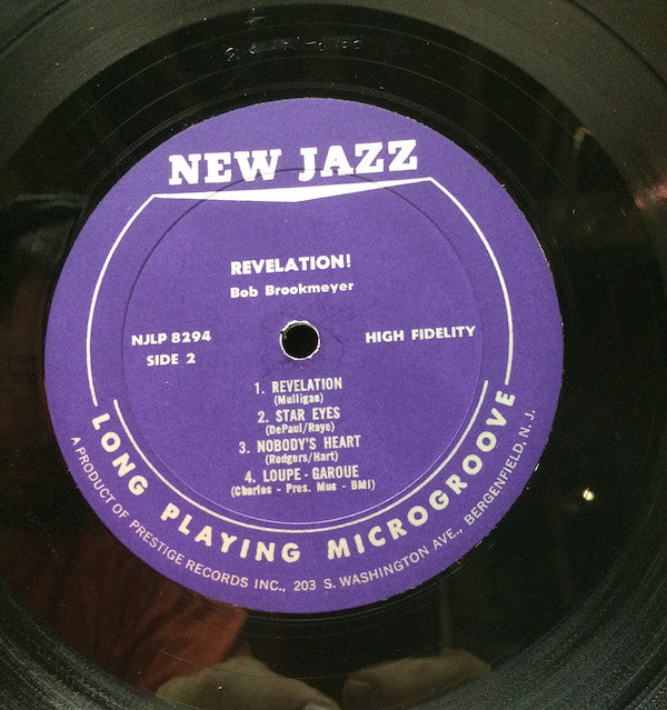 Bob Brookmeyer With Teddy Charles And Jimmy Raney ~ Revelation! (Vinyl) - Djungel & Jazz