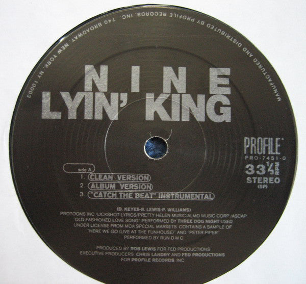 Nine ~ Lyin' King (Vinyl) - Djungel & Jazz