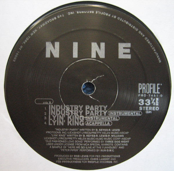 Nine ~ Lyin' King (Vinyl) - Djungel & Jazz