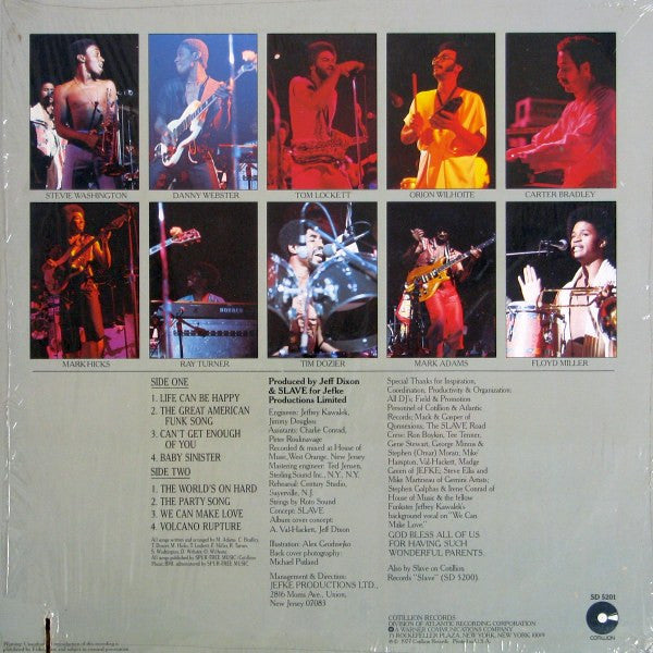 Slave ~ The Hardness Of The World (Vinyl) - Djungel & Jazz