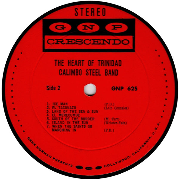 Calimbo Steel Band ~ The Heart Of Trinidad (Vinyl) - Djungel & Jazz