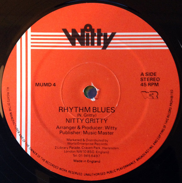 Nitty Gritty : Rhythm Blues (12")