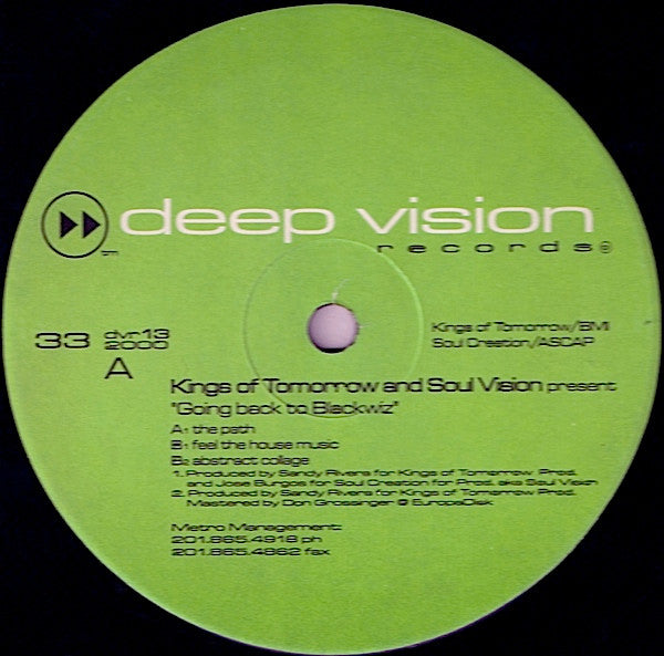 Kings Of Tomorrow And Soul Vision ~ Going Back To Blackwiz (Vinyl) - Djungel & Jazz