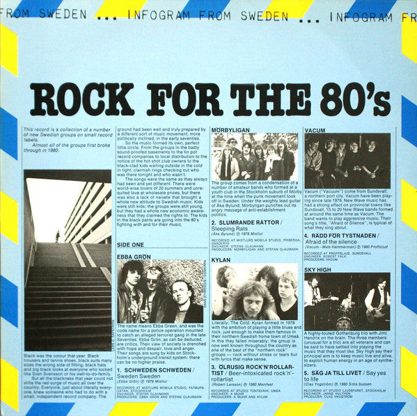 Various ~ Rock For The 80's (Vinyl) - Djungel & Jazz