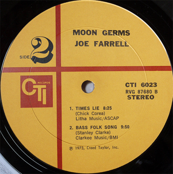 Joe Farrell ~ Moon Germs (Vinyl) - Djungel & Jazz