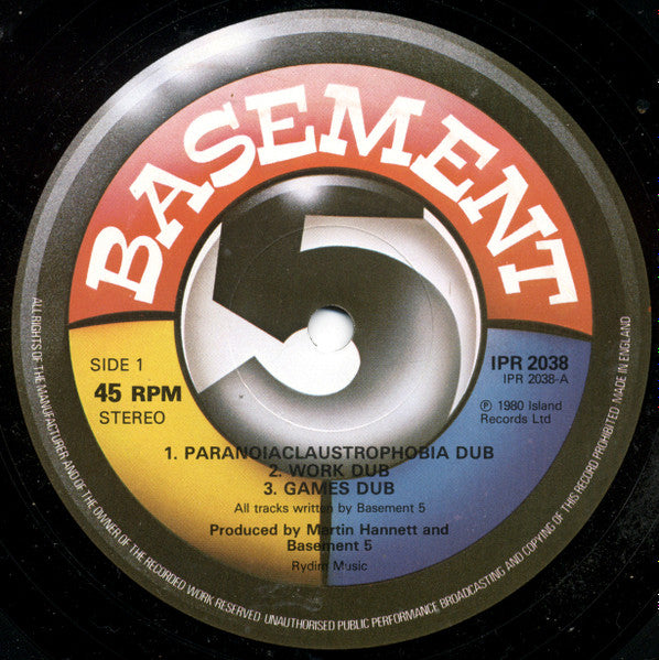 Basement 5 : In Dub (12")