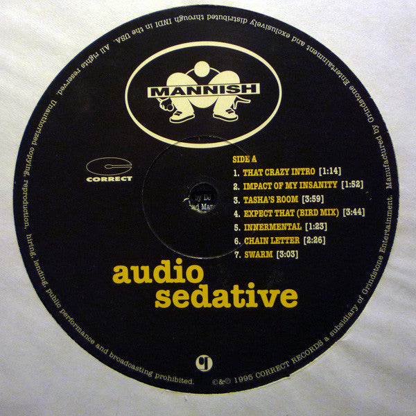 Mannish ~ Audio Sedative (Vinyl) - Djungel & Jazz