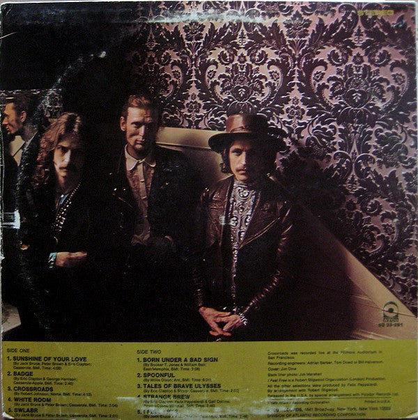 Cream  ~ Best Of Cream (Vinyl) - Djungel & Jazz