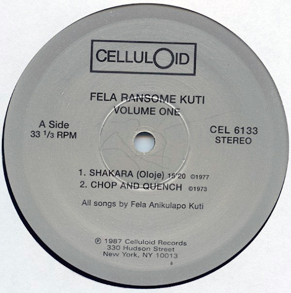 Fela Ransome Kuti* : Volume 1 (LP, Comp, RE)