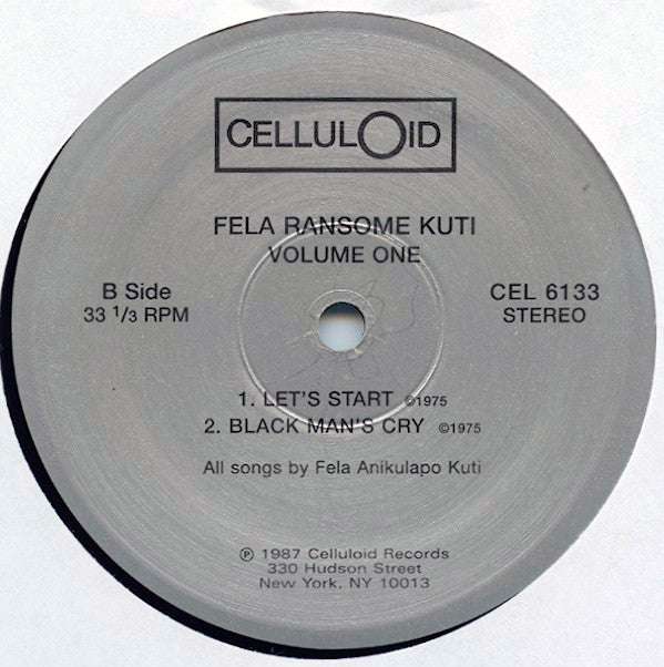 Fela Ransome Kuti* : Volume 1 (LP, Comp, RE)