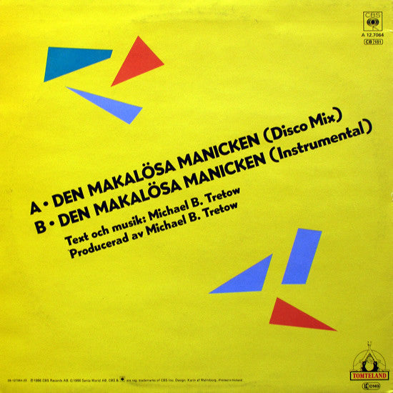 Professorn ~ Den Makalösa Manicken (Disco Mix) (Vinyl) - Djungel & Jazz