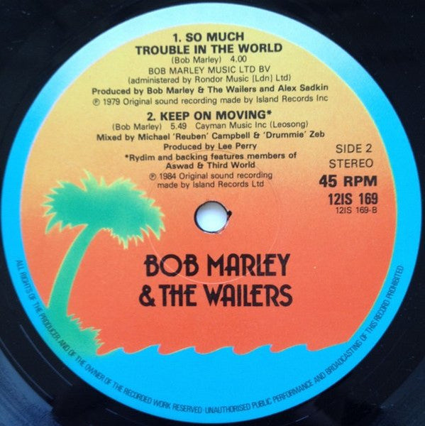 Bob Marley & The Wailers : One Love People Get Ready (12", Pos)