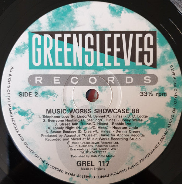 Various : Music Works Showcase 88 (LP, Comp)