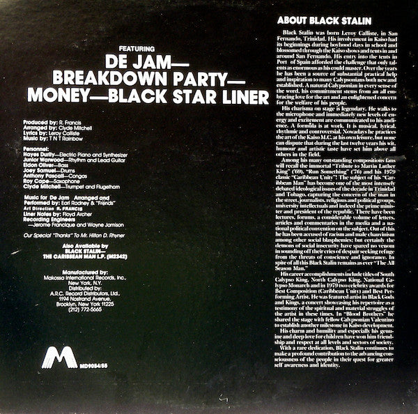 Black Stalin : Just For Openers / This Is It (2x12", Gat)
