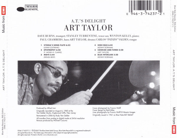 Art Taylor ~ A.T.'s Delight (Vinyl) - Djungel & Jazz