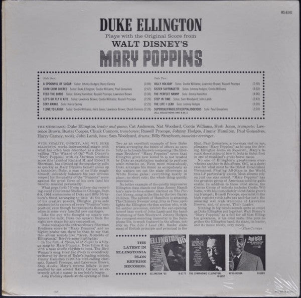 Duke Ellington ~ Plays With The Original Motion Picture Score Mary Poppins (Vinyl) - Djungel & Jazz