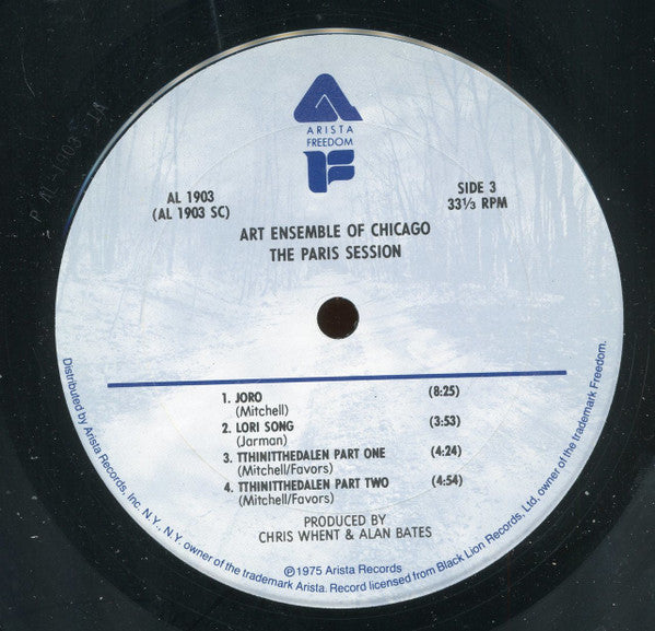 The Art Ensemble Of Chicago ~ The Paris Session (Vinyl) - Djungel & Jazz