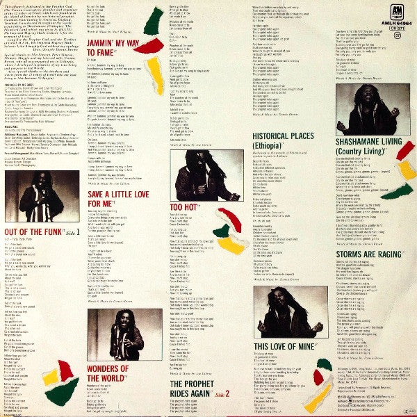 Dennis Brown ~ The Prophet Rides Again (Vinyl) - Djungel & Jazz