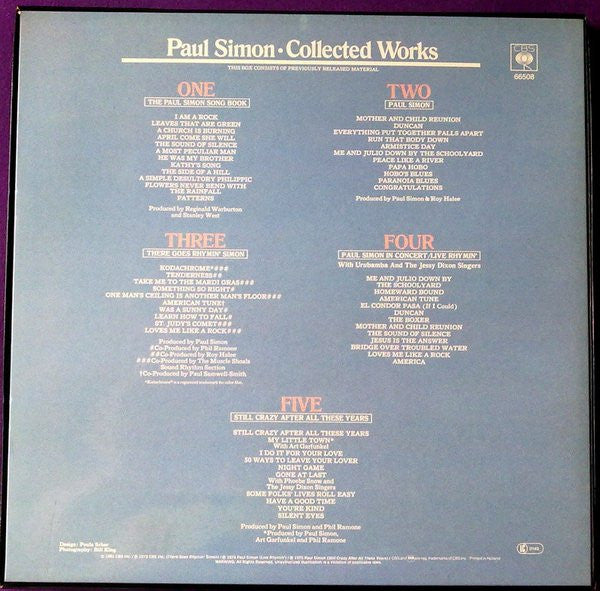 Paul Simon ~ Collected Works (Vinyl) - Djungel & Jazz