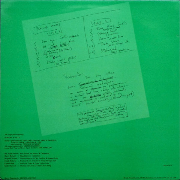 Robert Wyatt ~ Nothing Can Stop Us (Vinyl) - Djungel & Jazz