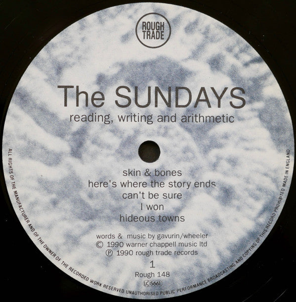 The Sundays ~ Reading, Writing And Arithmetic (Vinyl) - Djungel & Jazz