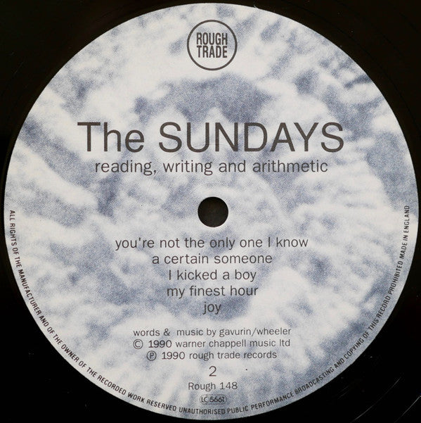 The Sundays ~ Reading, Writing And Arithmetic (Vinyl) - Djungel & Jazz