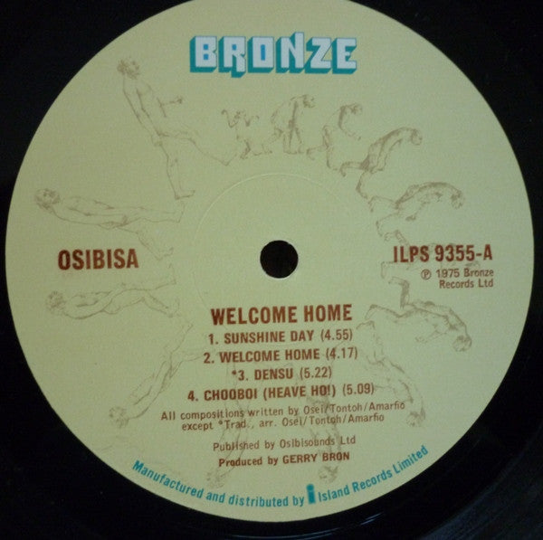 Osibisa : Welcome Home (LP, Album, Gat)