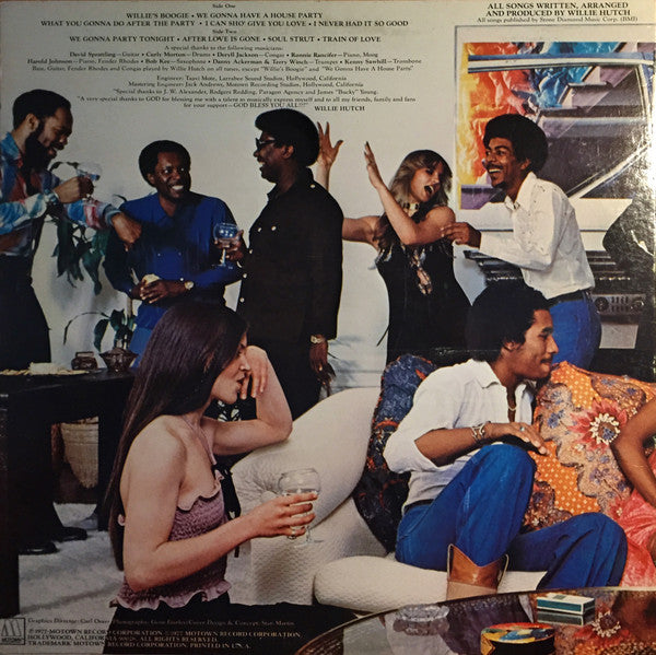 Willie Hutch ~ Havin' A House Party (Vinyl) - Djungel & Jazz