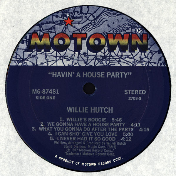 Willie Hutch ~ Havin' A House Party (Vinyl) - Djungel & Jazz