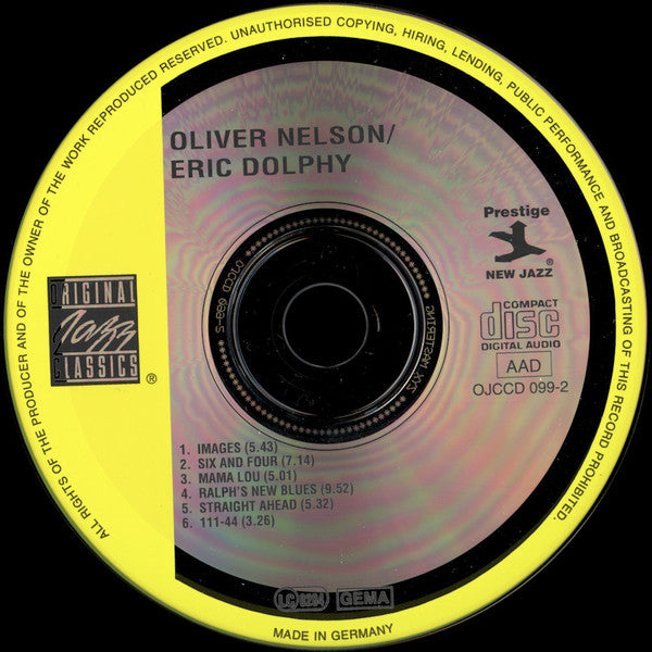 Oliver Nelson With Eric Dolphy ~ Straight Ahead (Vinyl) - Djungel & Jazz