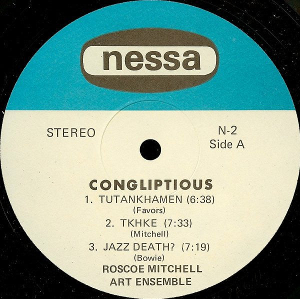 The Roscoe Mitchell Art Ensemble ~ Congliptious (Vinyl) - Djungel & Jazz