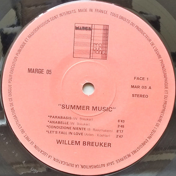 Willem Breuker Kollektief ~ A Paris / Summer Music (Vinyl) - Djungel & Jazz