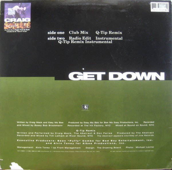 Craig Mack ~ Get Down (Remix) (Vinyl) - Djungel & Jazz