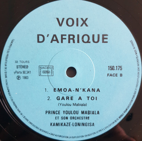 Youlou Mabiala Et Son Kamikaze Loningisa ~ Sentimental (Vinyl) - Djungel & Jazz