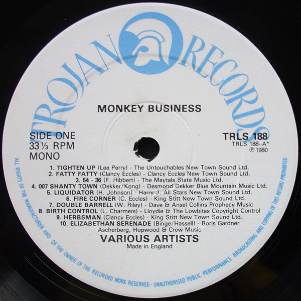 Various : Monkey Business (LP, Comp, Mono)