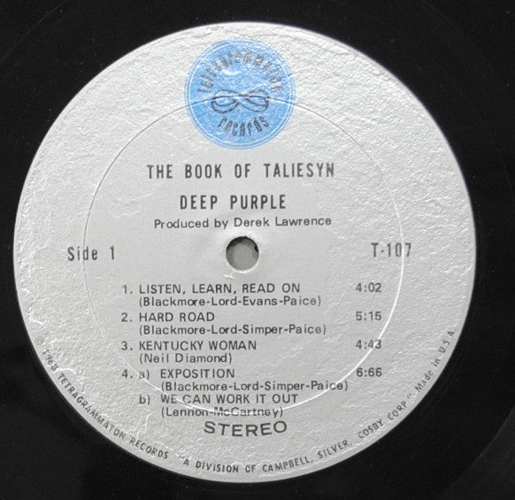 Deep Purple ~ The Book Of Taliesyn (Vinyl) - Djungel & Jazz